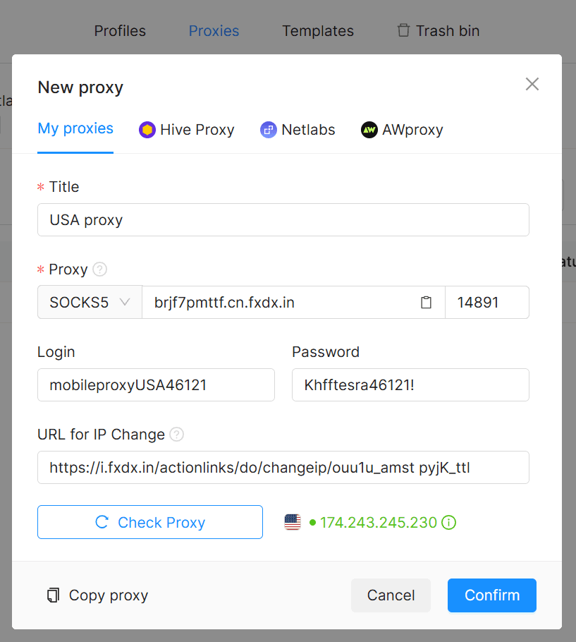 How to setup step image