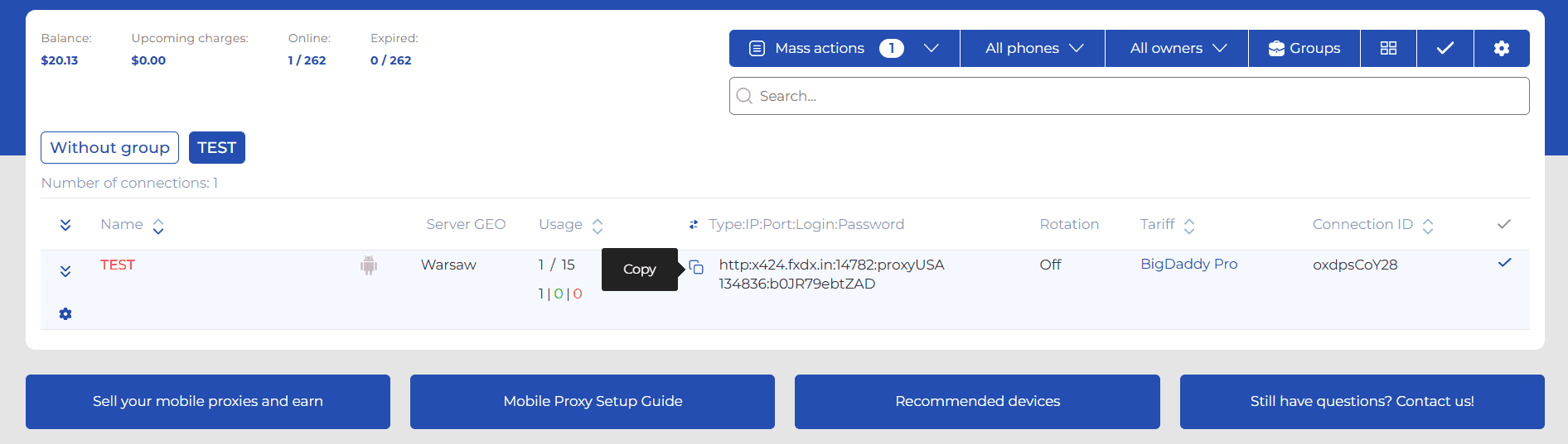 iProxy Online