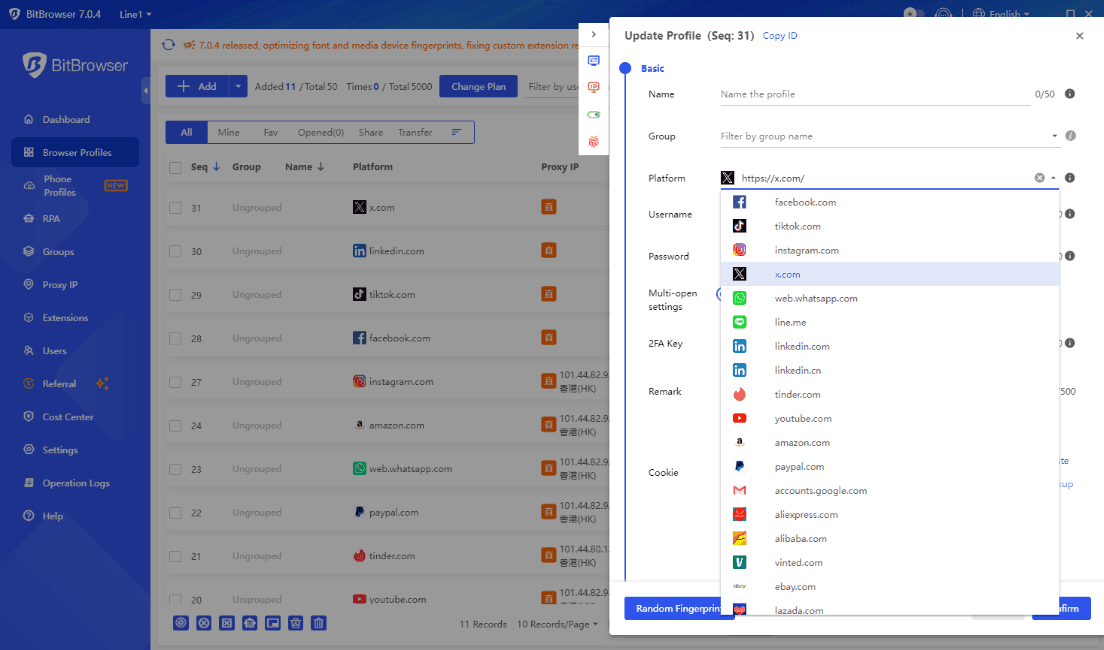 iProxy Online
