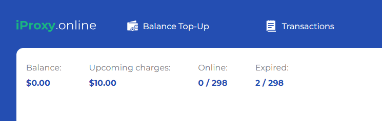iProxy Online