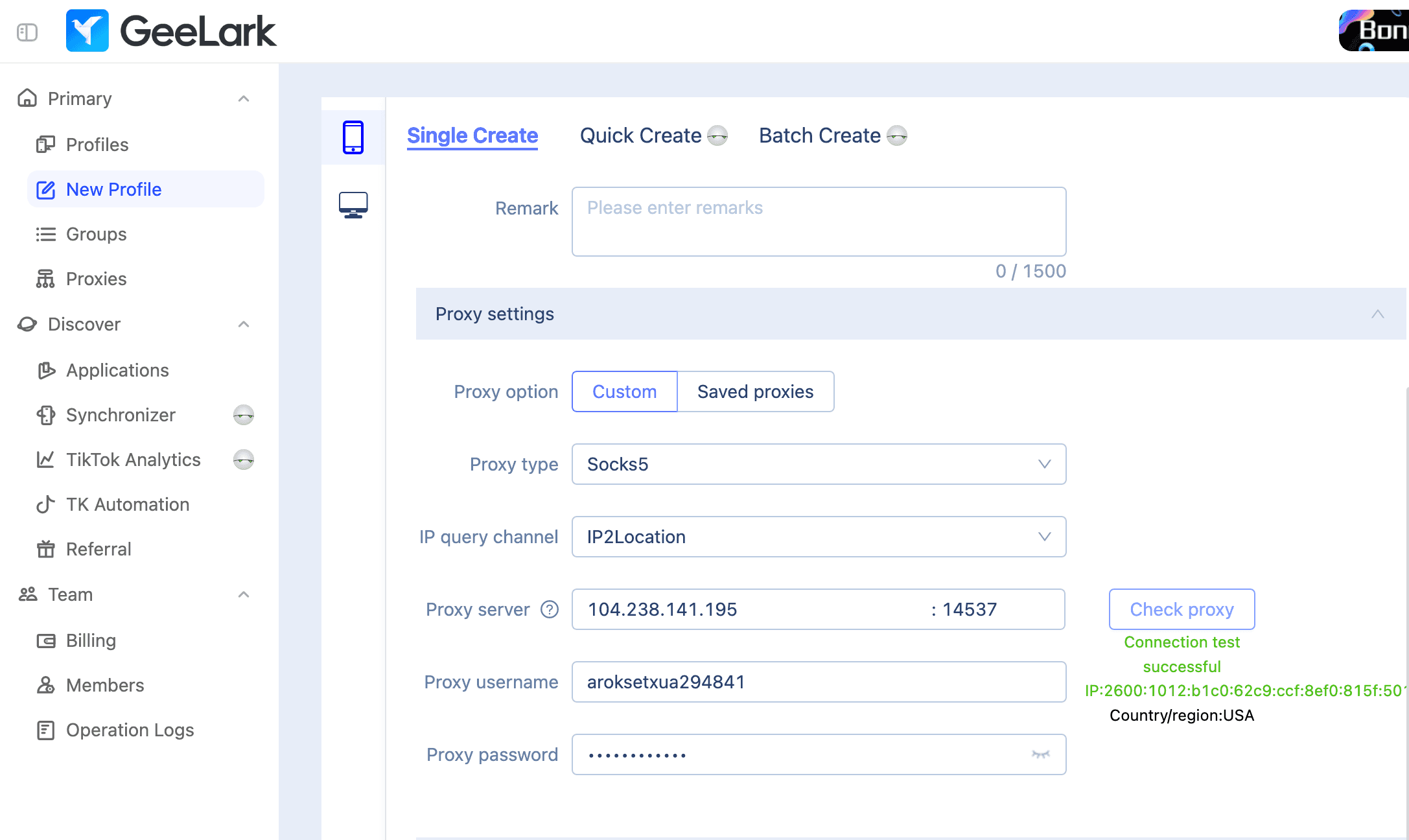 iProxy Online