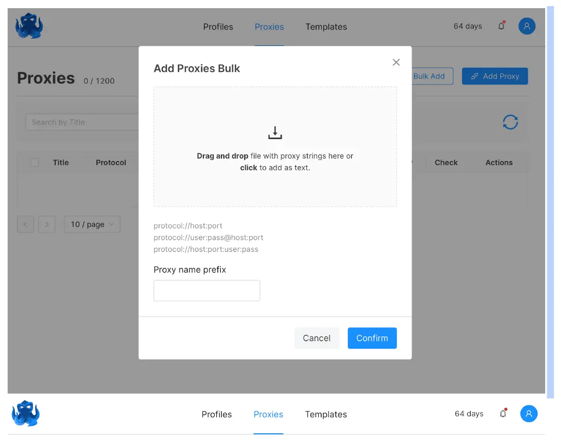 iProxy Online