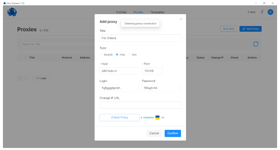 iProxy Online