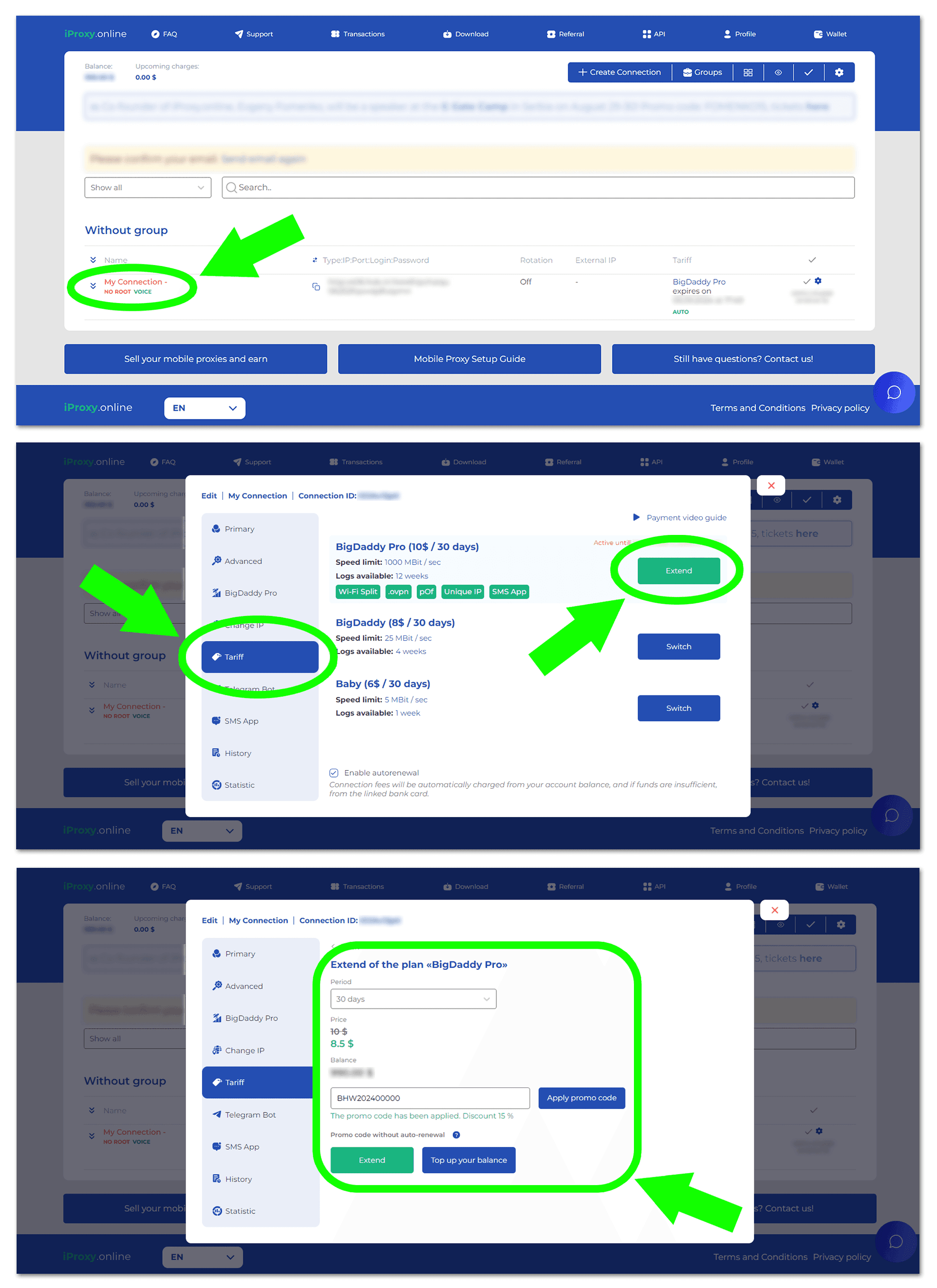 iProxy Online