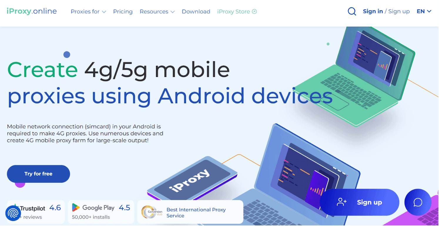 iProxy Online
