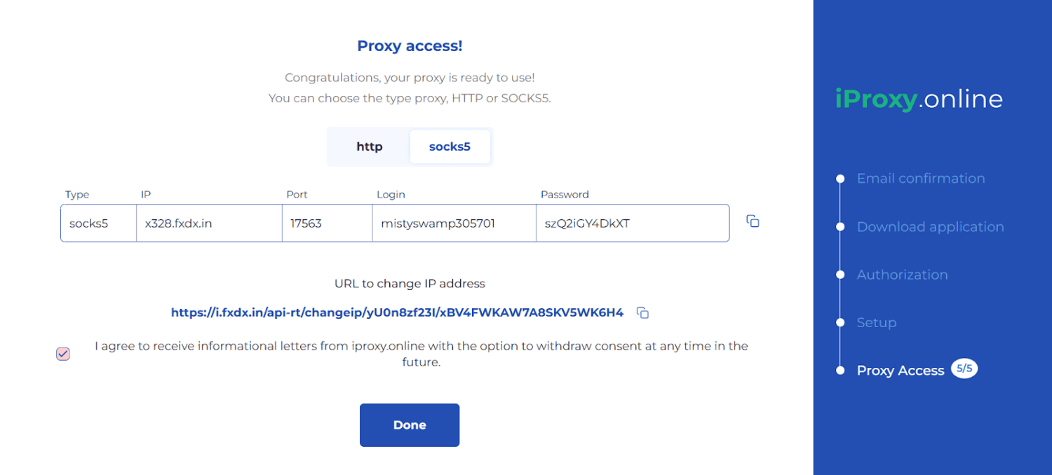 iProxy Online