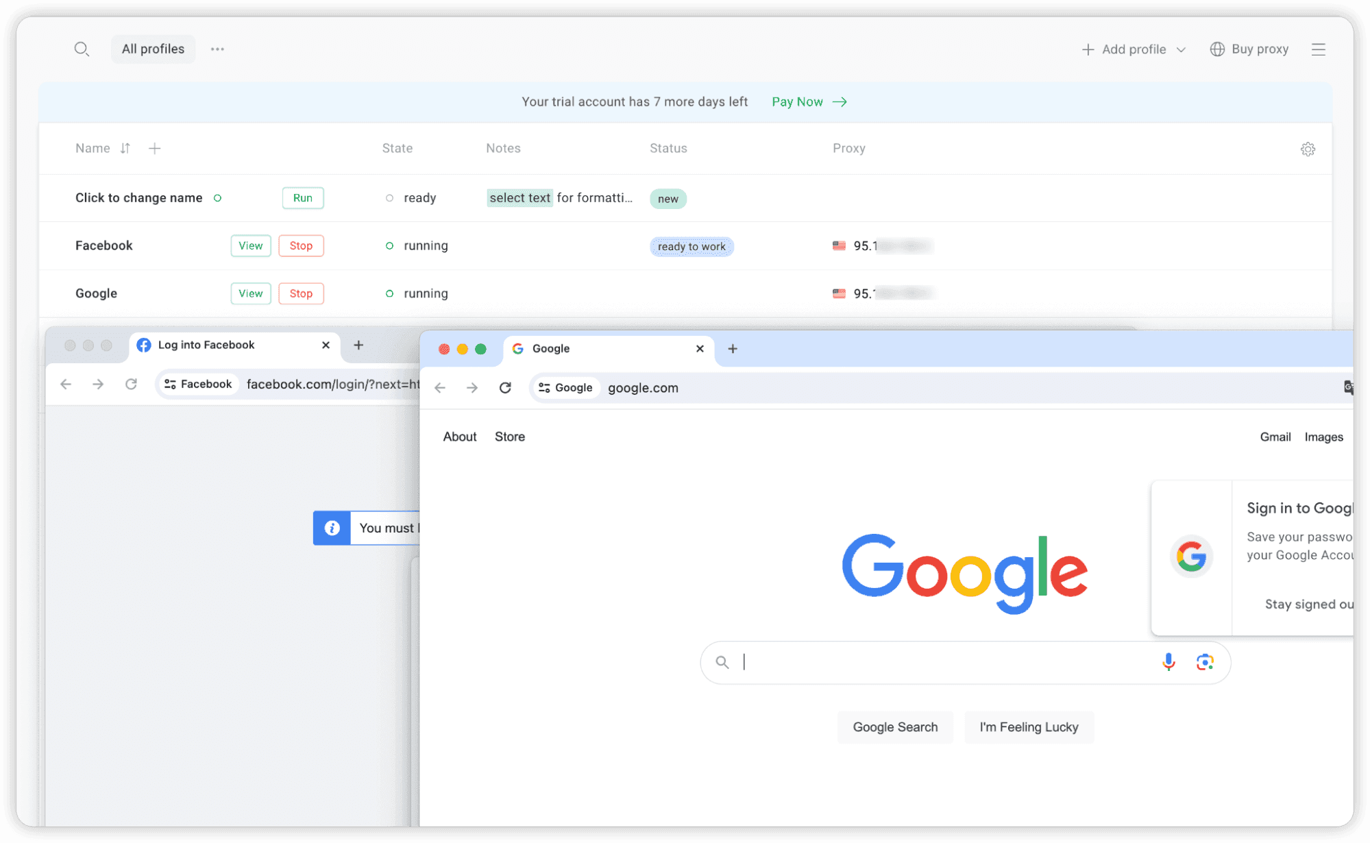 iProxy Online