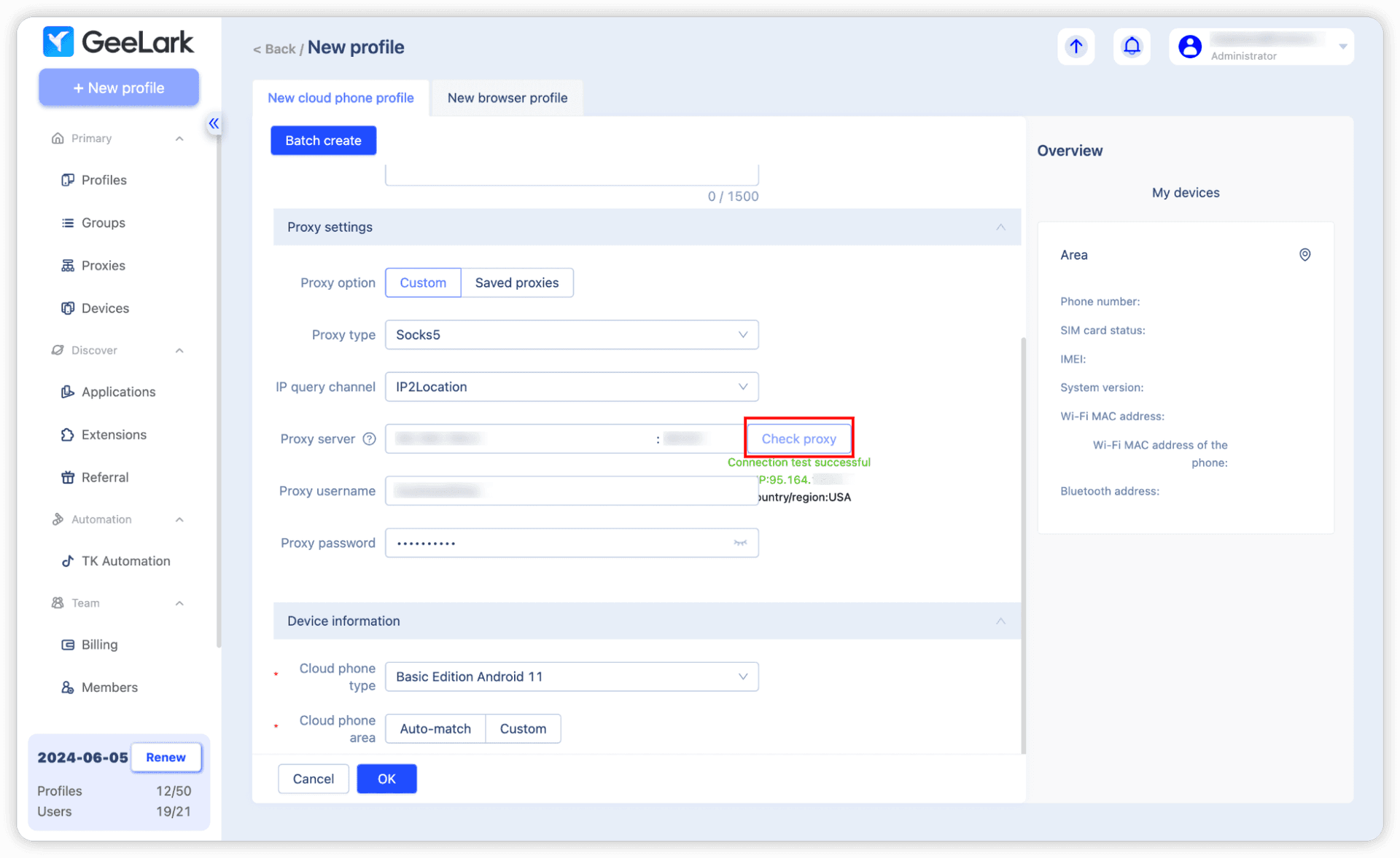 iProxy Online