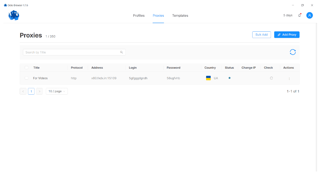 iProxy Online