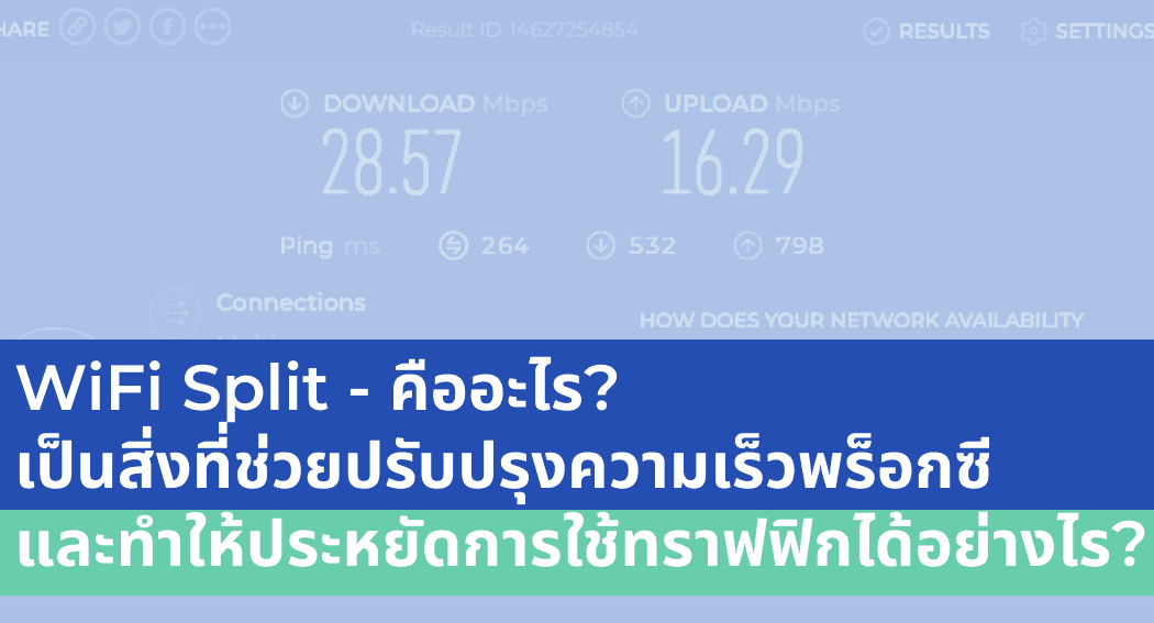 WiFi Split - คืออะไร? และช่วยปรับปรุงความเร็วพร็อกซีและประหยัดการใช้ทราฟฟิกได้อย่างไร?