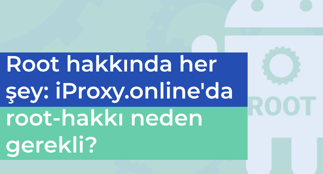 Root hakkında her şey: iProxy.online'da root-hakkı neden gerekli?