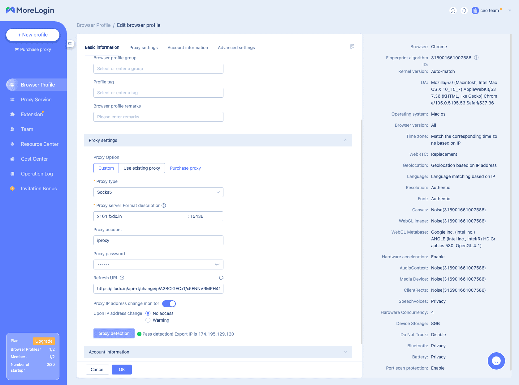 iProxy Online