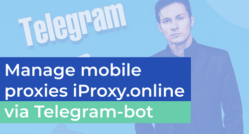 How to set up the Telegram bot from iProxy.online?