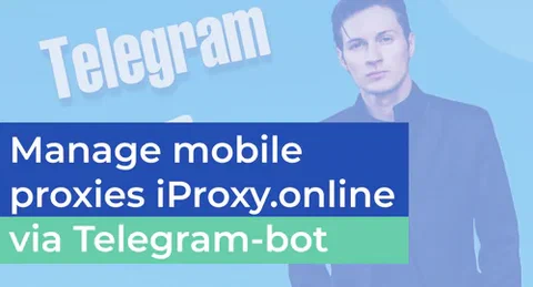วิธีการตั้งค่าบอท Telegram iProxy.online